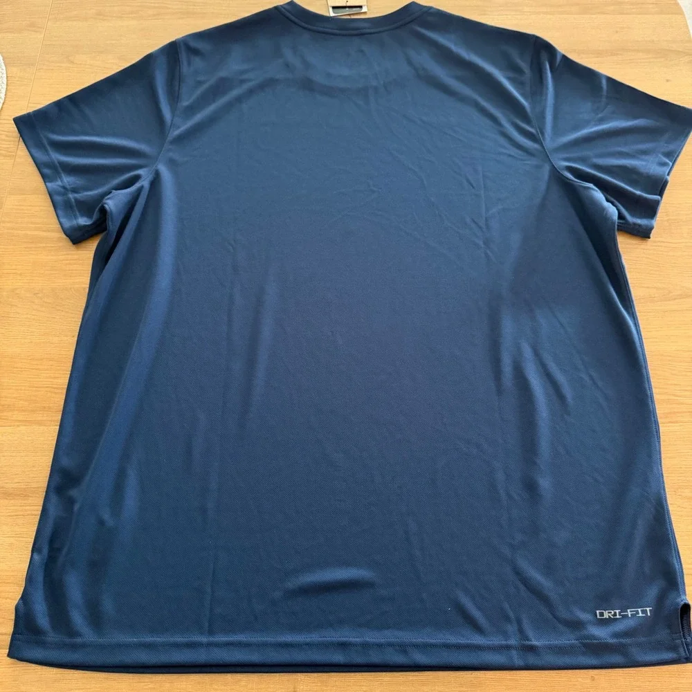 Nike Cleveland Cavaliers Dri-FIT UPF 40+ Navy Blue Shirt Men XXL NEW